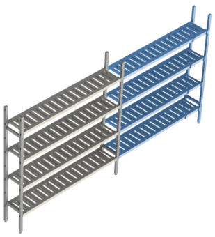 Дополнительная секция линейная Polair LOAD.ME POLY 18AL.4PP40.08E